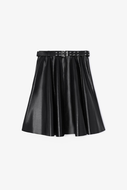 Recycled Leather Skirt