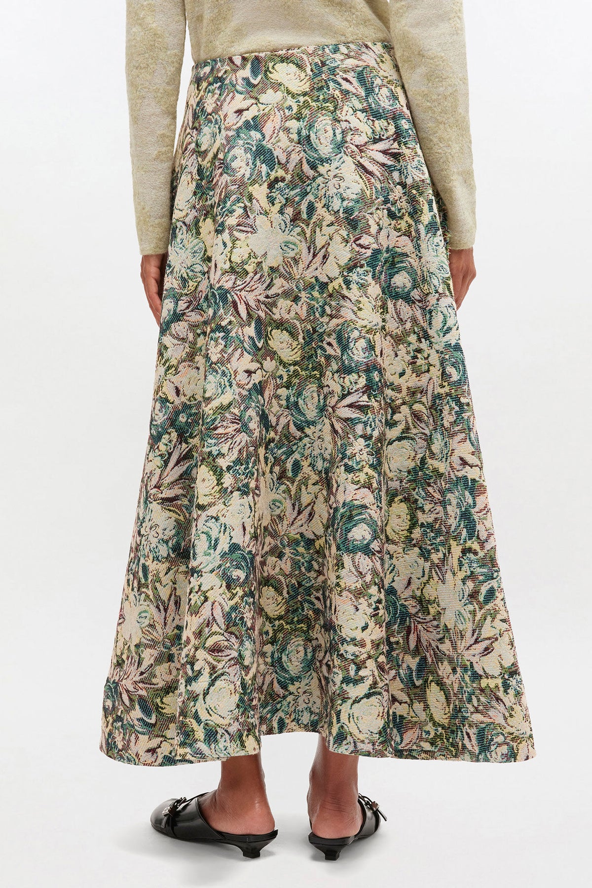 Tapestry Long Circle Skirt