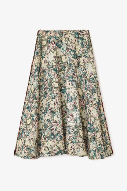 Tapestry Long Circle Skirt