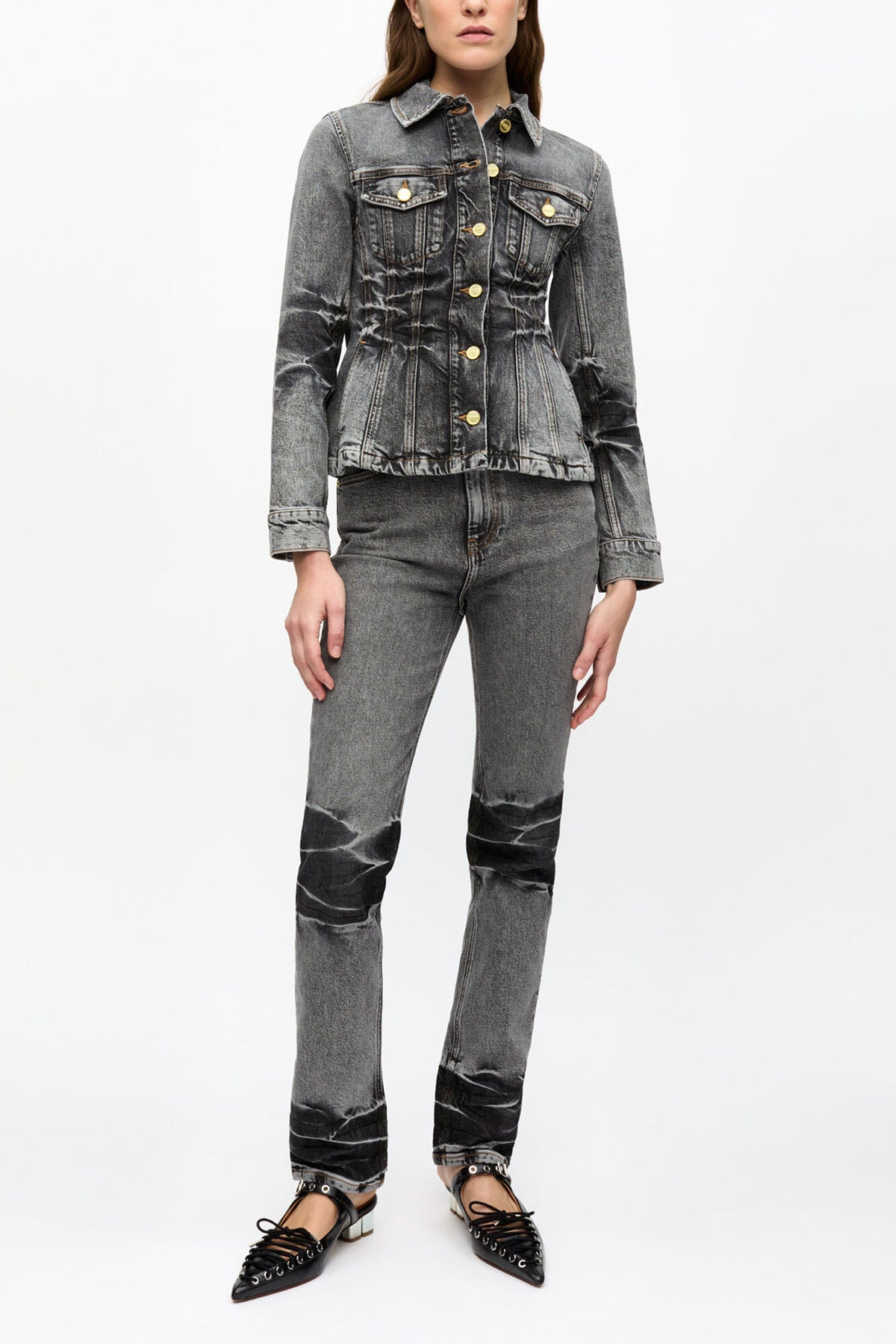 Black Washed Carri Jeans