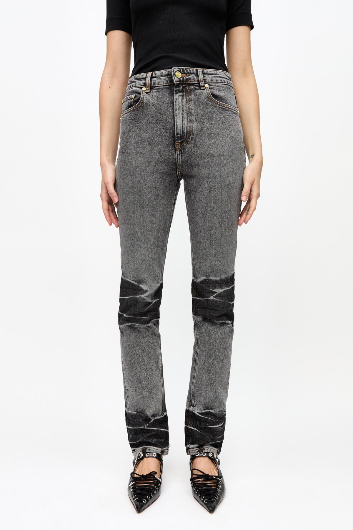 Black Washed Carri Jeans