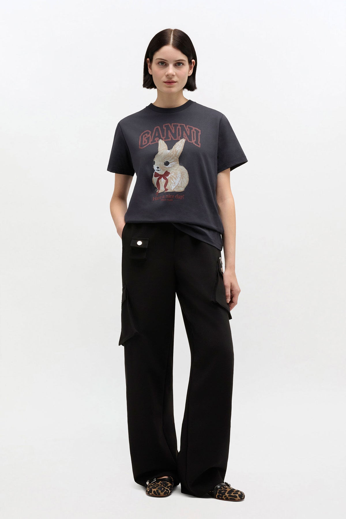 Black Twill Suiting Pants