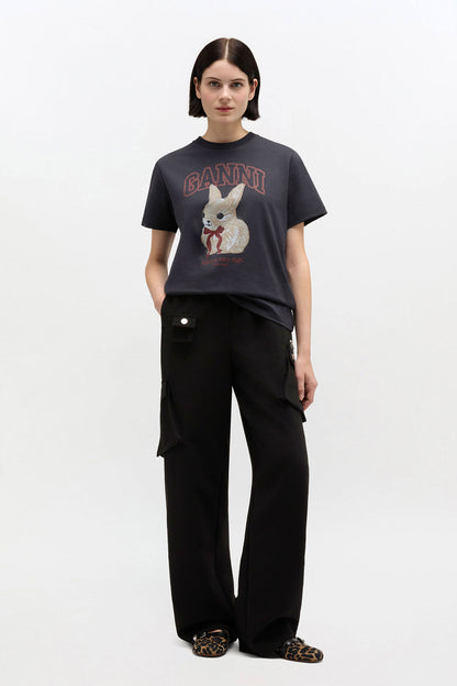 Black Twill Suiting Pants