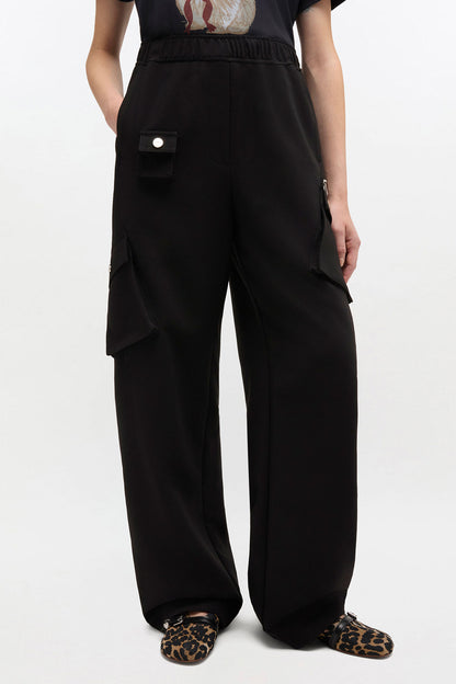 Black Twill Suiting Pants