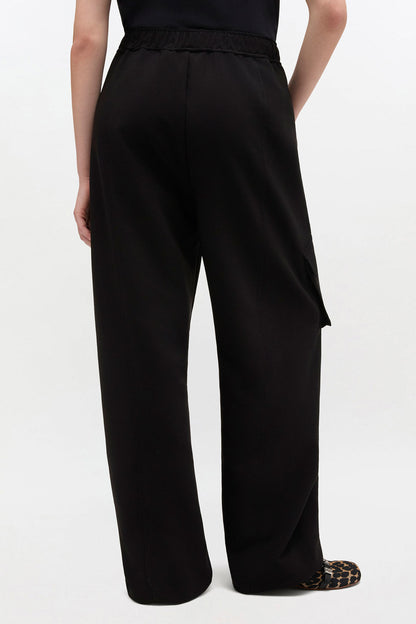 Black Twill Suiting Pants