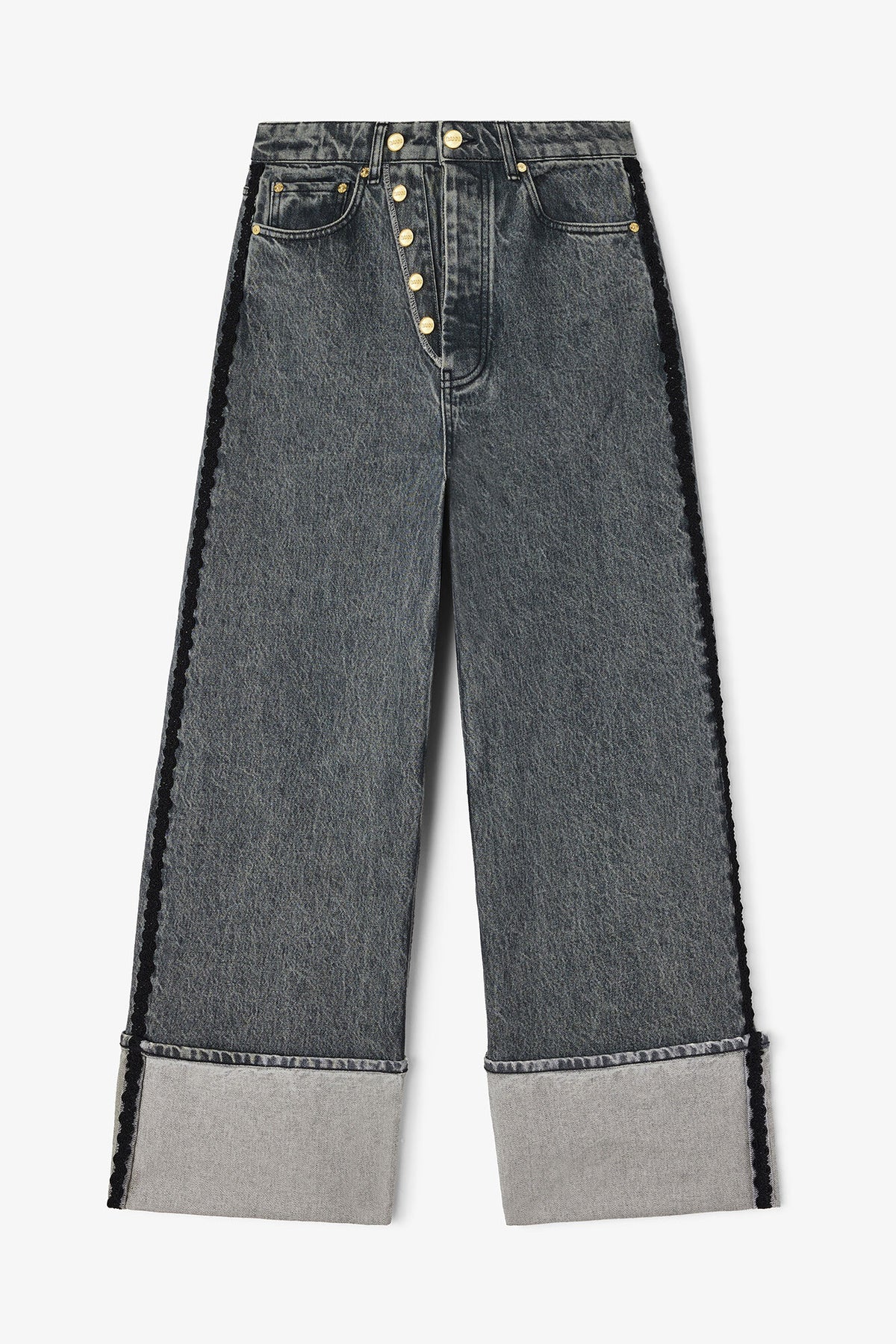 Baggy Jeans with Double Fly