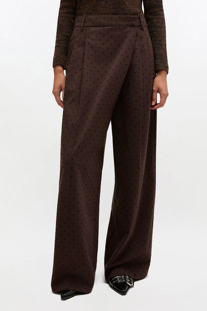Flock Check Cross-over Pants