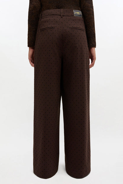 Flock Check Cross-over Pants