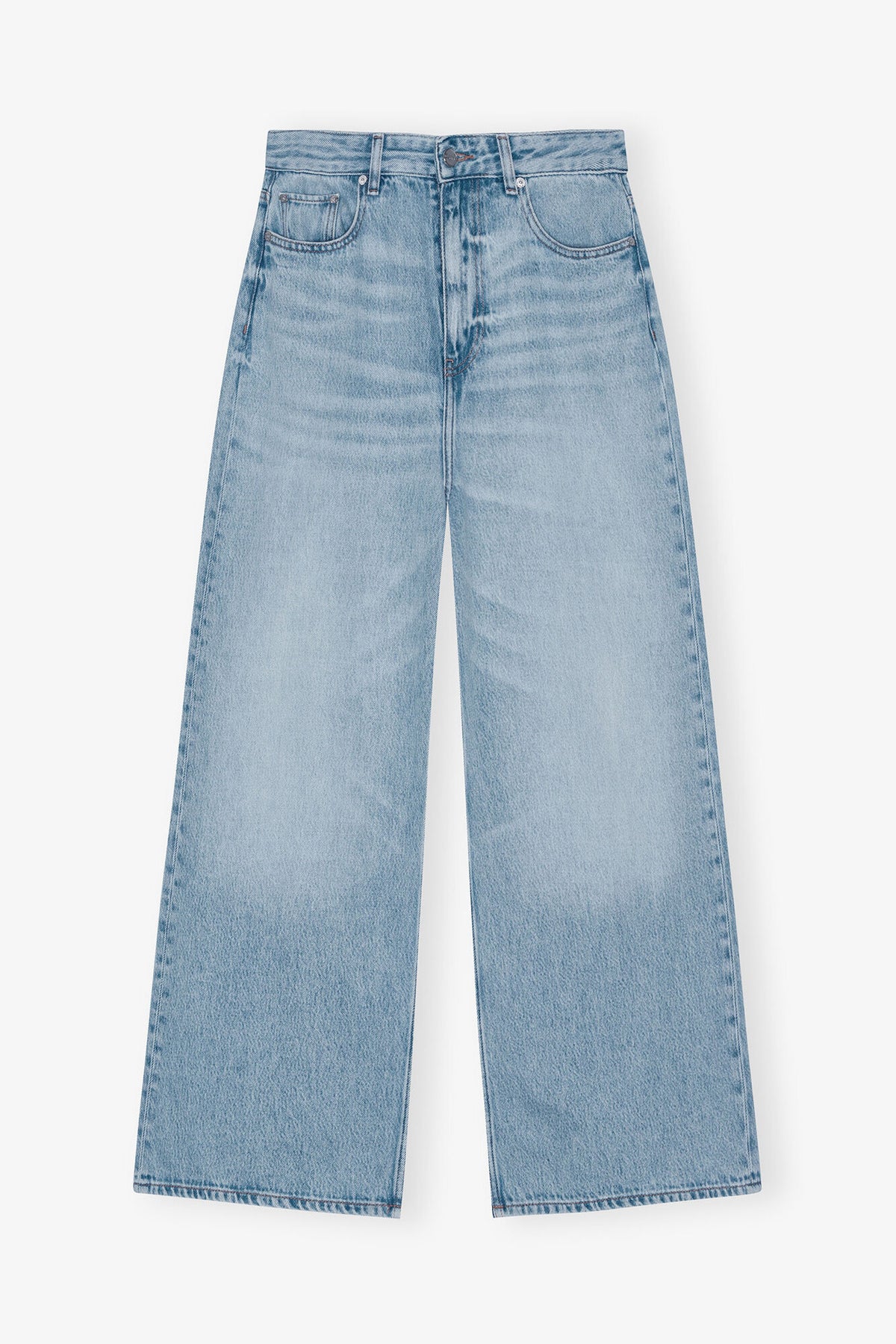 Baggy Wide Jeans in Light Blue Denim