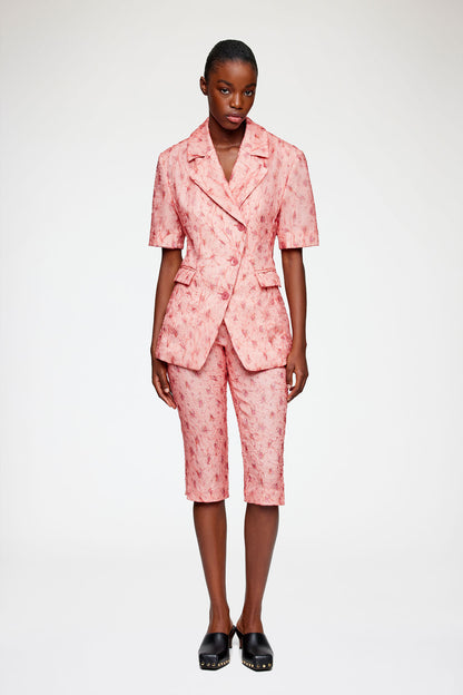 Capri Pants in Shibori Organza