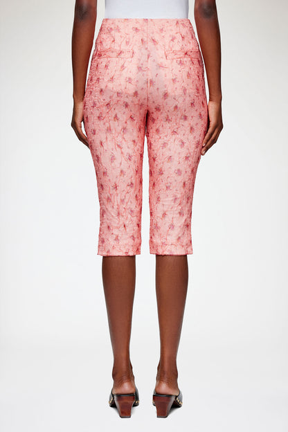 Capri Pants in Shibori Organza