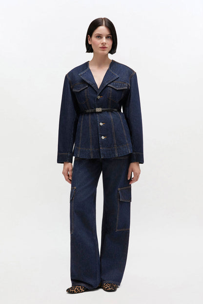 Angi Jeans in Dark Rinse Denim