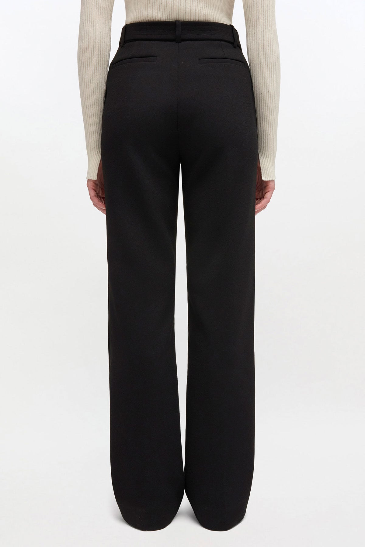 Black Belted Pants