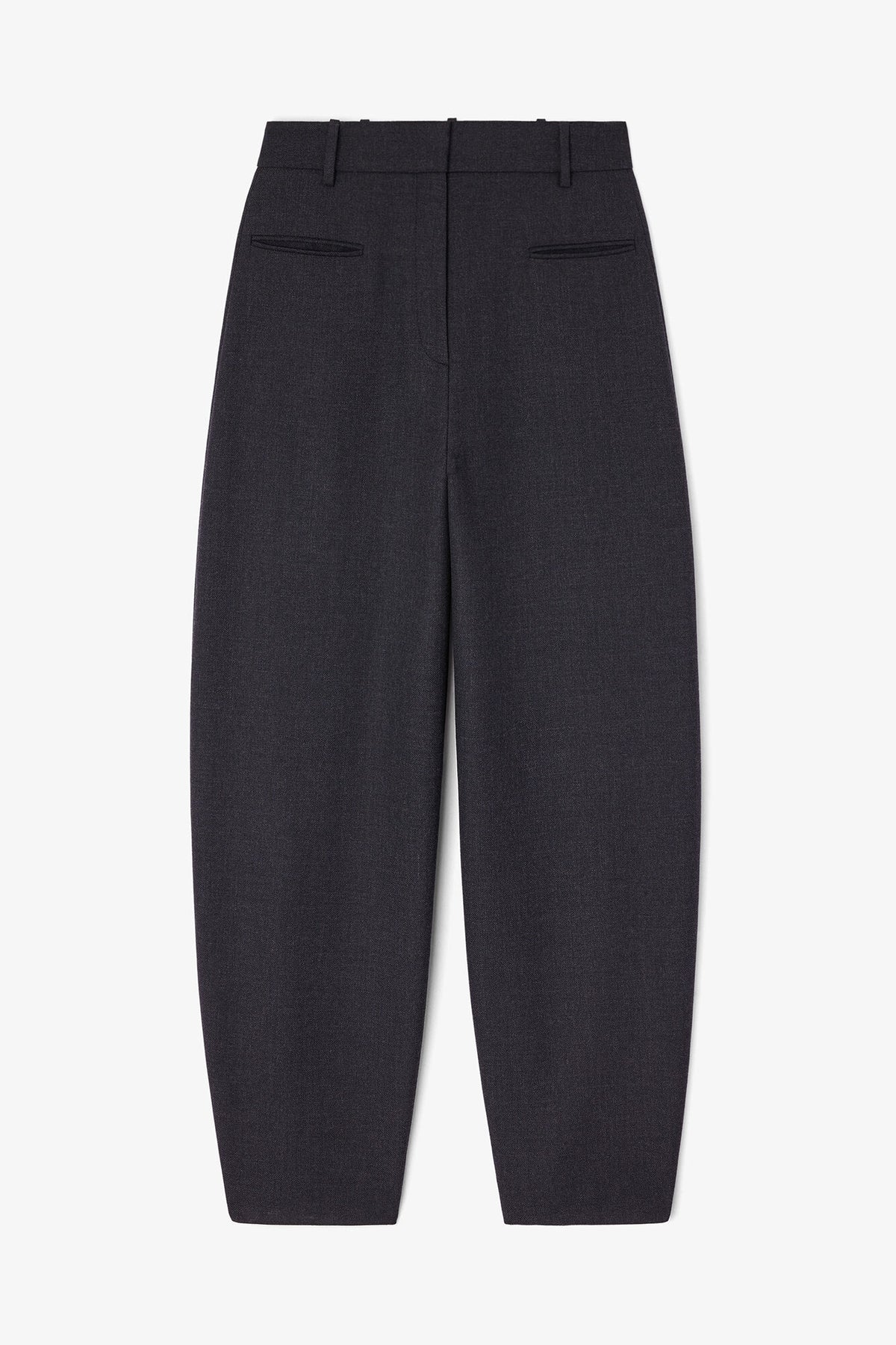 Grey Wool Suiting Pants