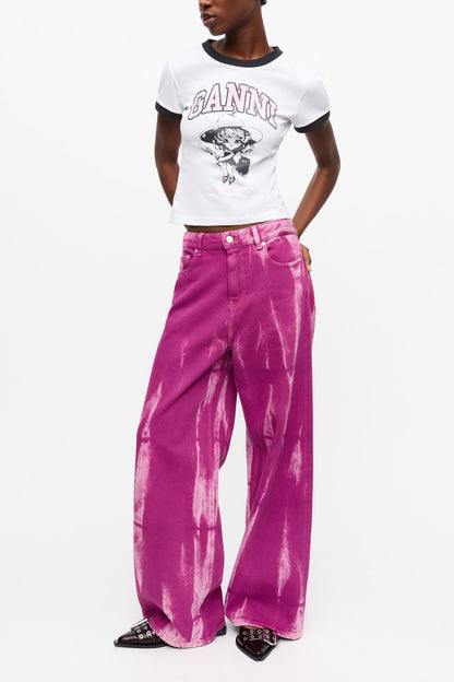 Purple Overdyed Marri Jeans