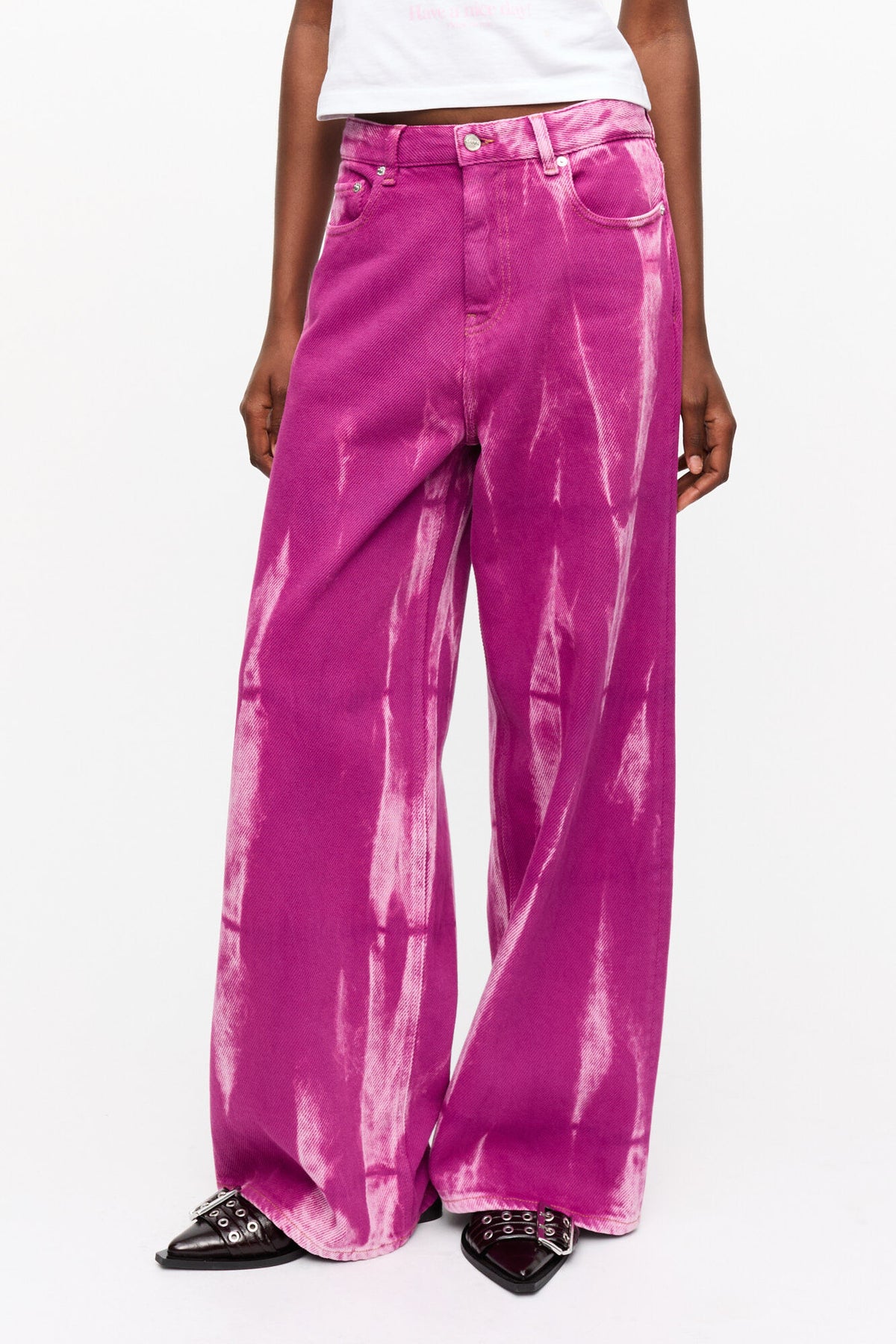 Purple Overdyed Marri Jeans