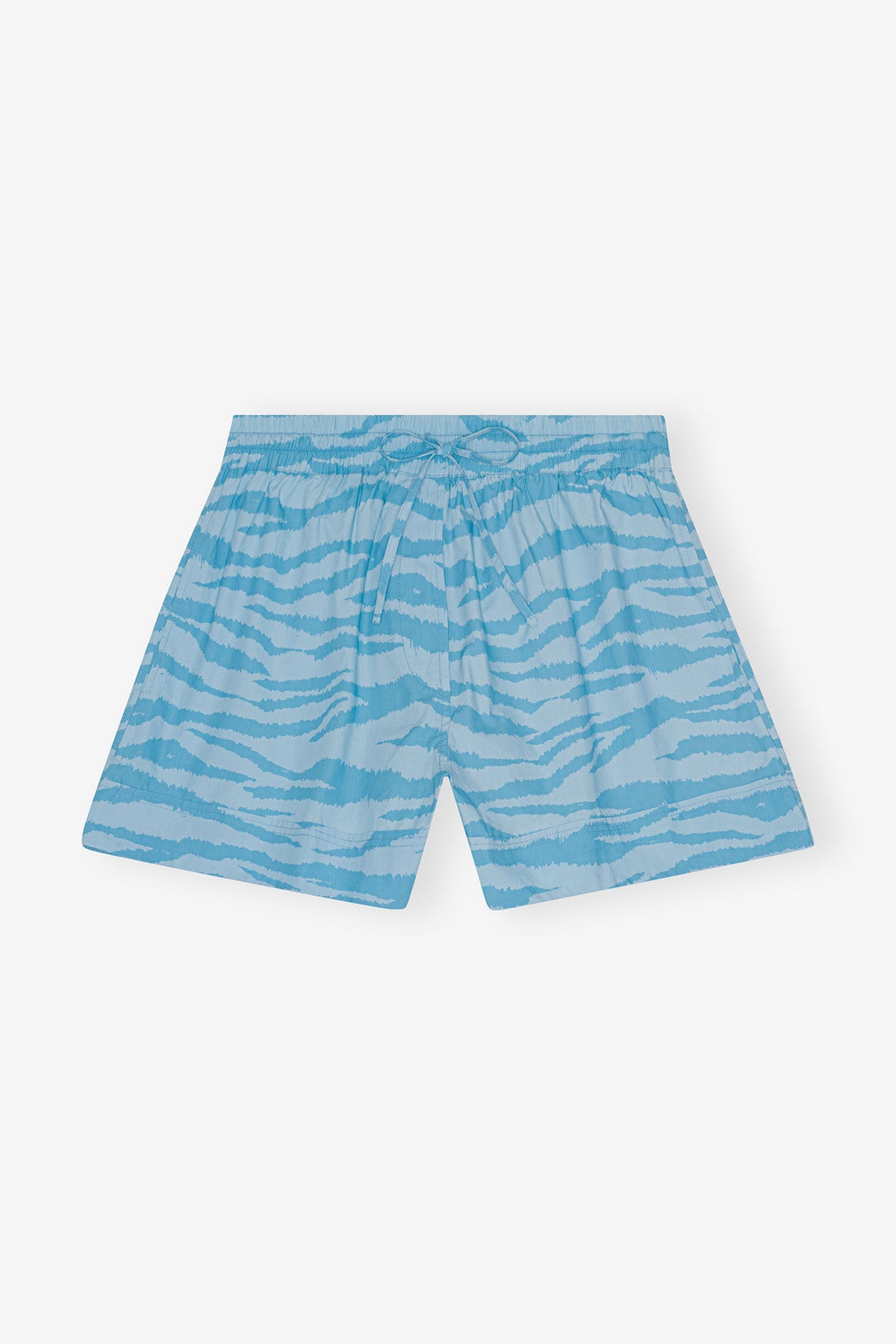 Printed Cotton Elasticated Shorts