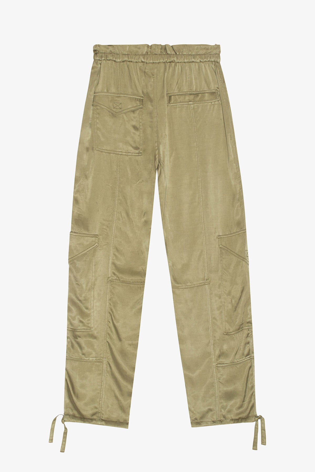 Washed Satin Pants