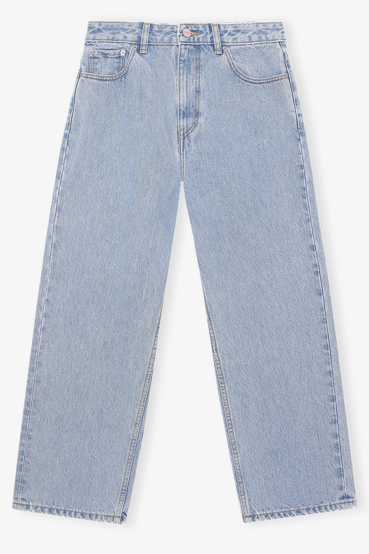 Misy Cropped Jeans in Rigid Denim