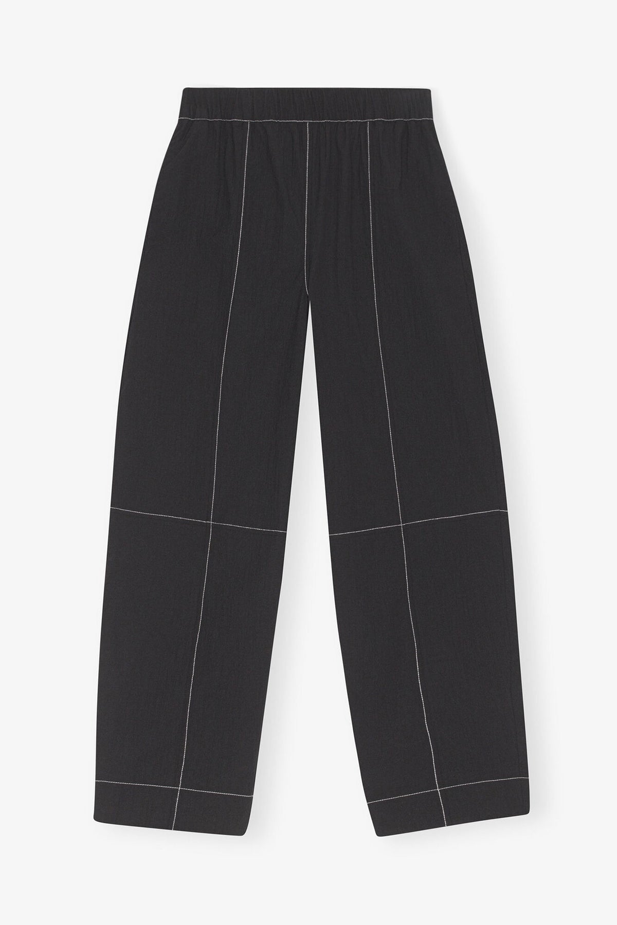 Black Elasticated Curve Pants