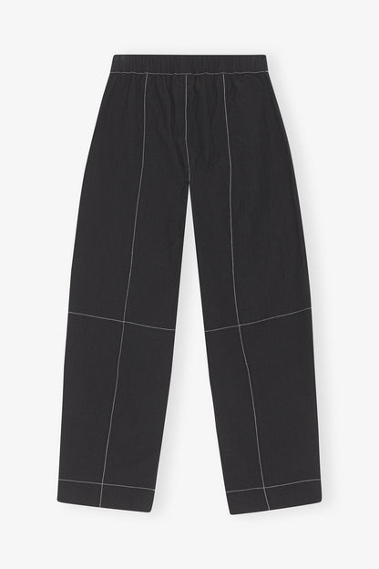 Black Elasticated Curve Pants