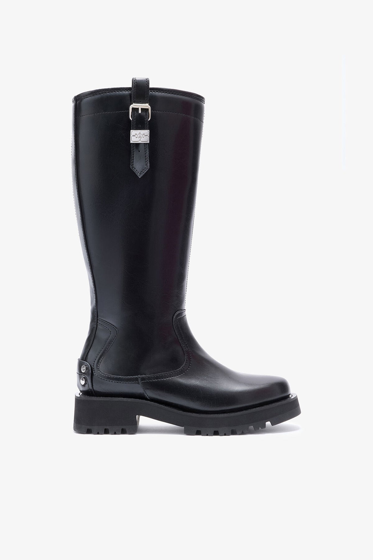 High Boots in Black Oleatex