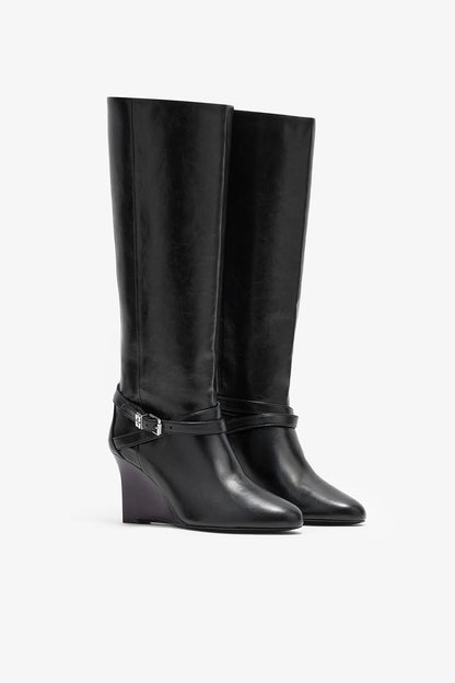 Kat High Boot in Black