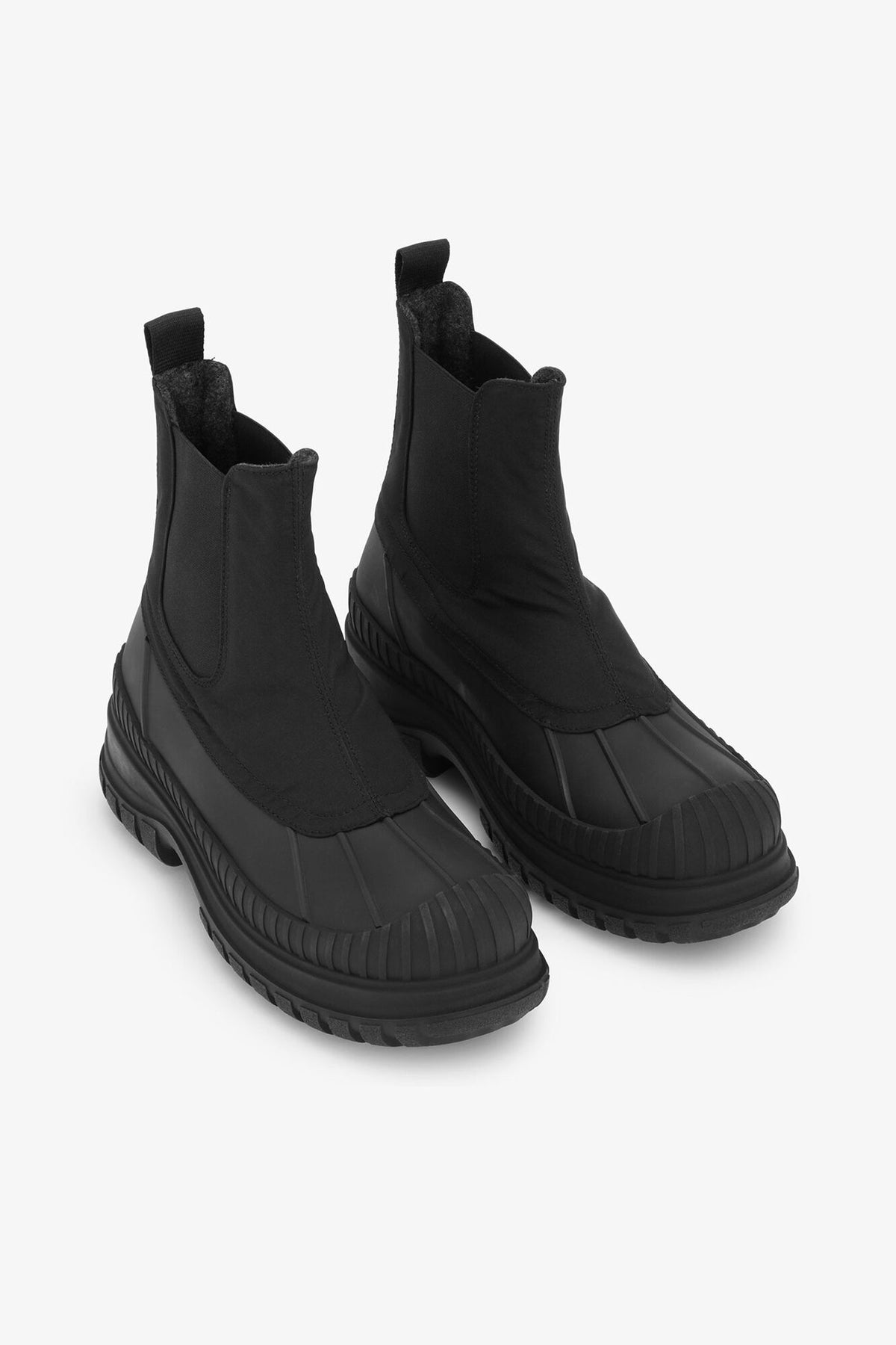 Black Outdoor Chelsea Boots