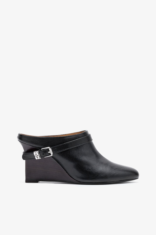 Kat Slim Mule in Black