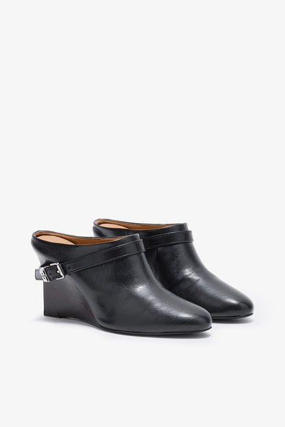 Kat Slim Mule in Black