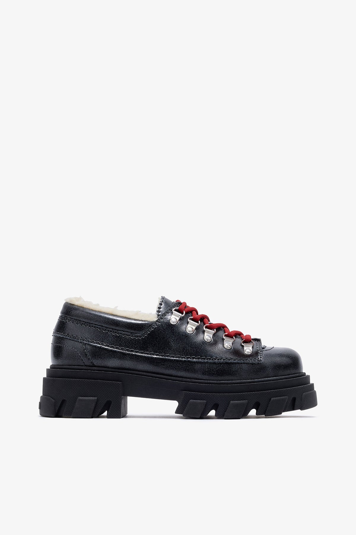 Cleated Derbies in Grey