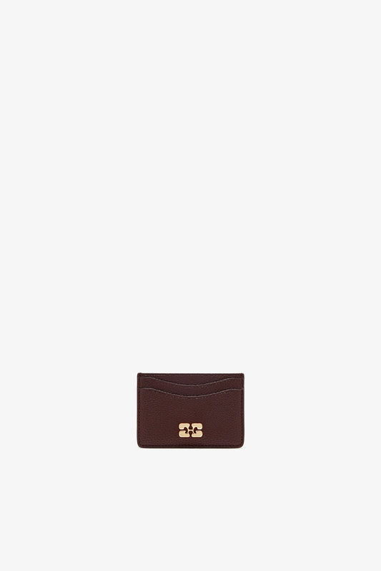 Chicory Coffee Card Holder in Grained Brown