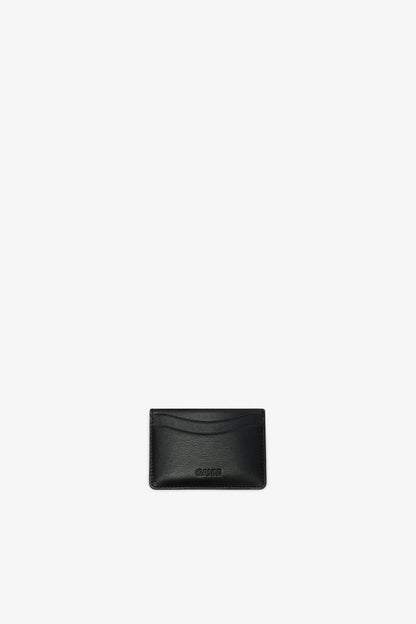 Black Bou Card Holder with Poodle