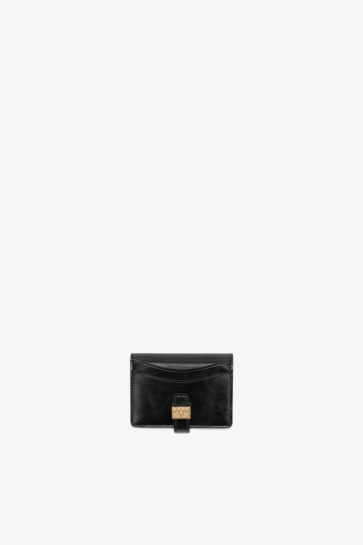 Black Sue Slim Card Holder in Black
