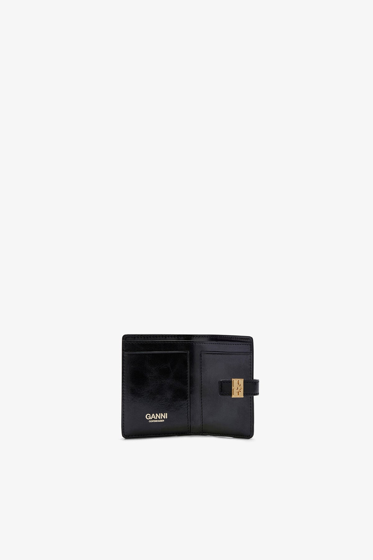 Black Sue Slim Card Holder in Black