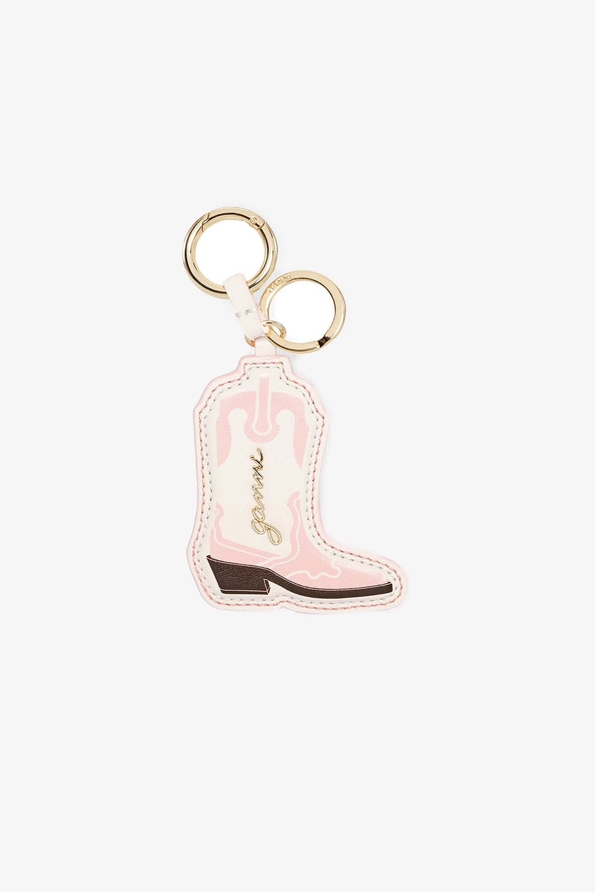 Chalk Pink Pink Western Boot Keyring