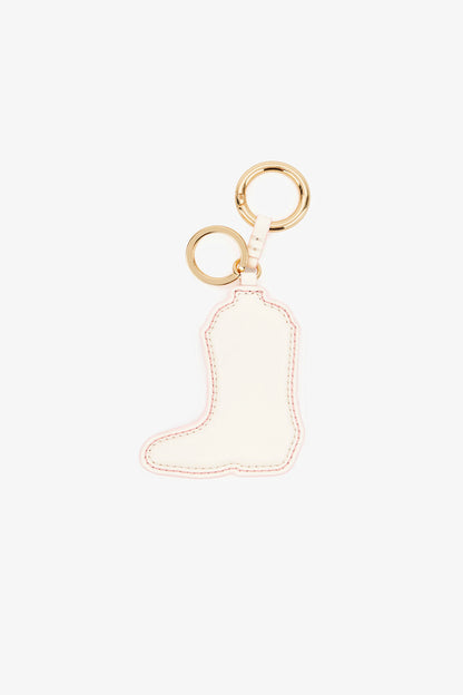 Chalk Pink Pink Western Boot Keyring