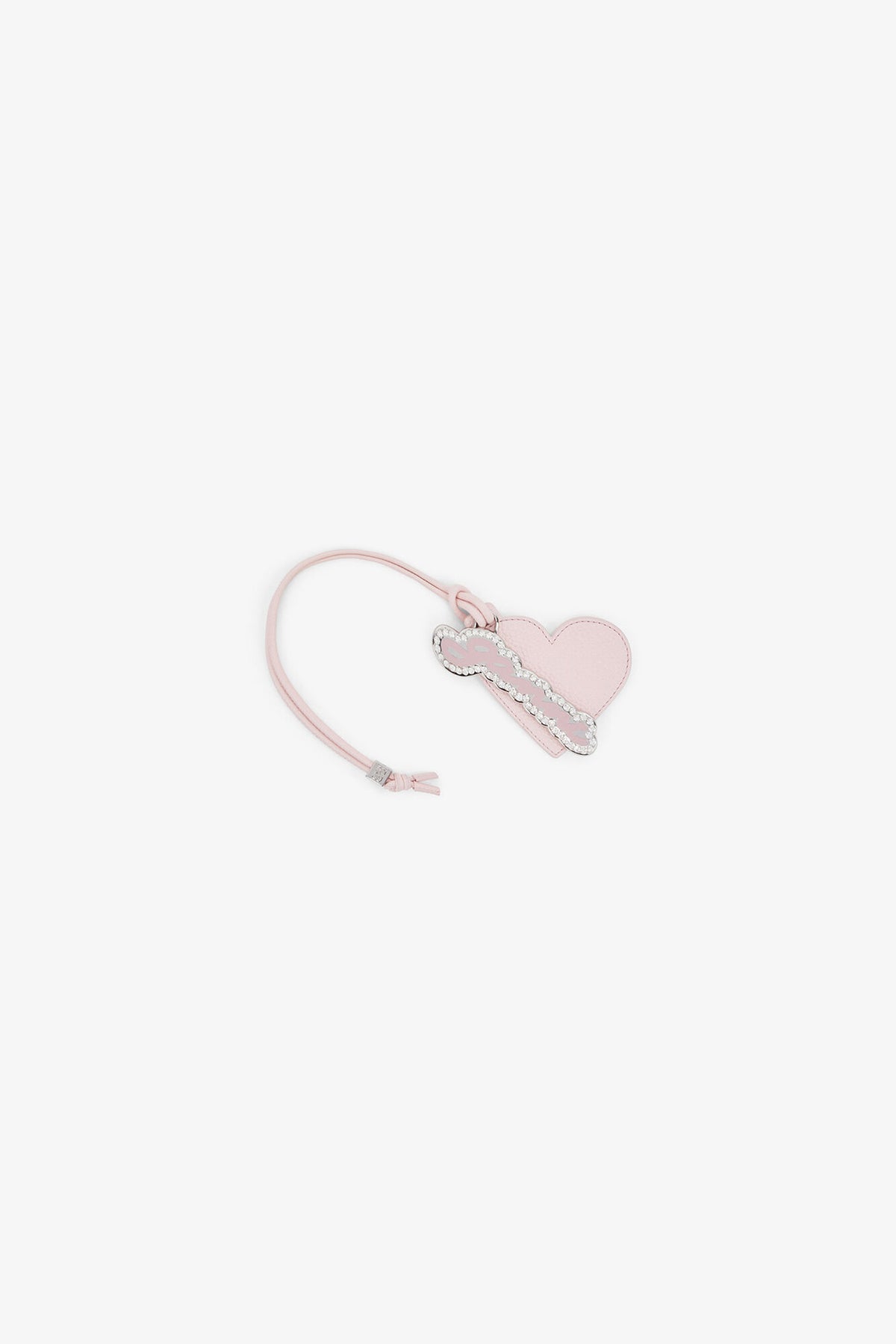 Chalk Pink Heart Mirror in Pink