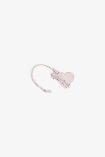 Chalk Pink Heart Mirror in Pink