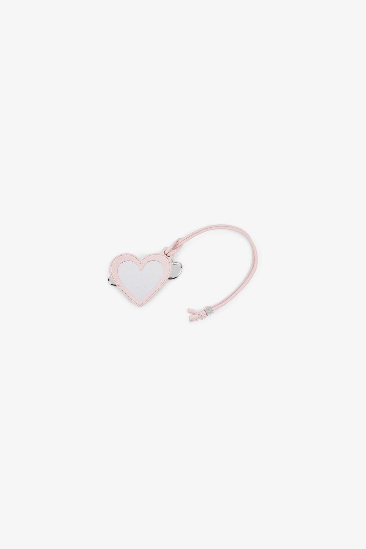 Chalk Pink Heart Mirror in Pink