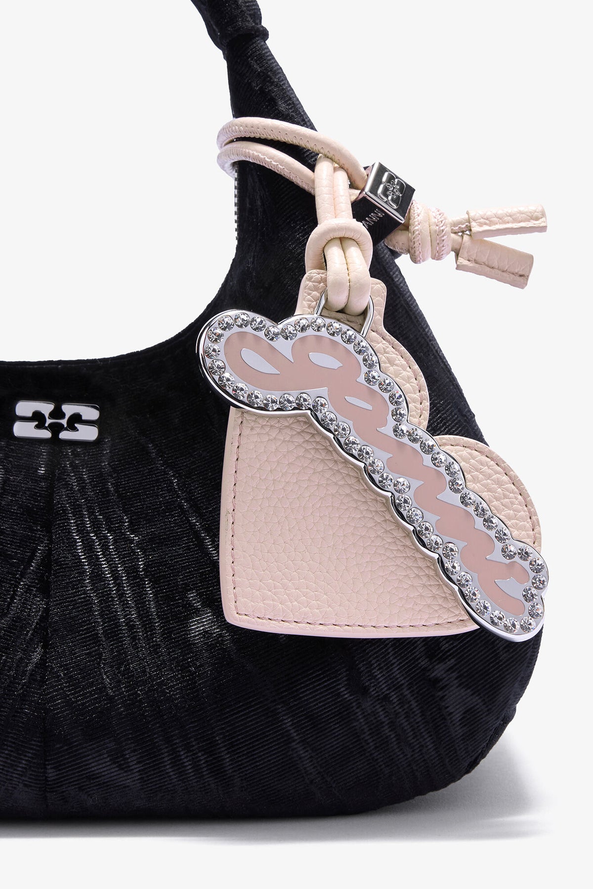 Chalk Pink Heart Mirror in Pink