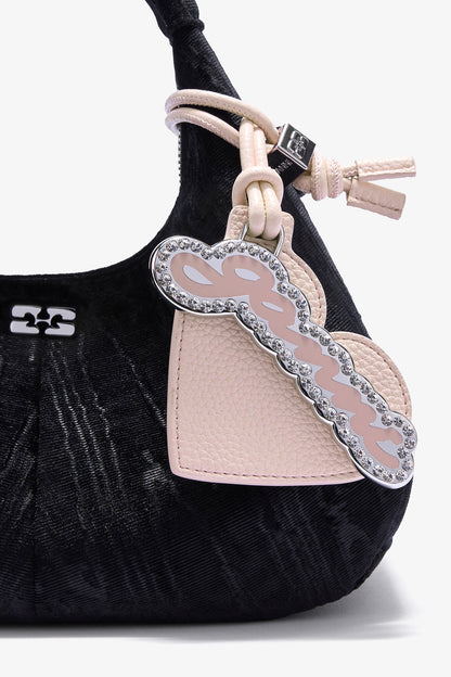 Chalk Pink Heart Mirror in Pink