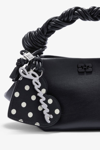 Black Heart Mirror with Dots