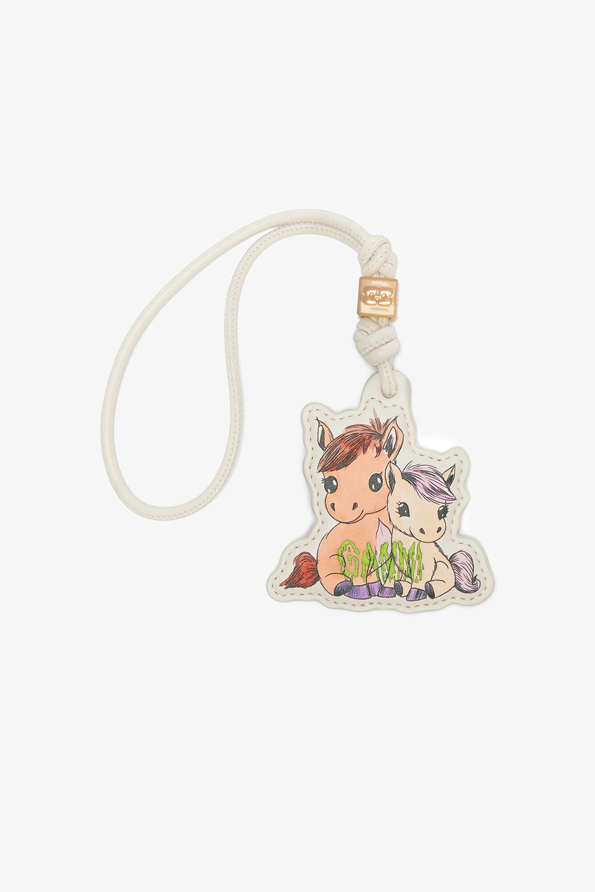 Egret Pony Keychain