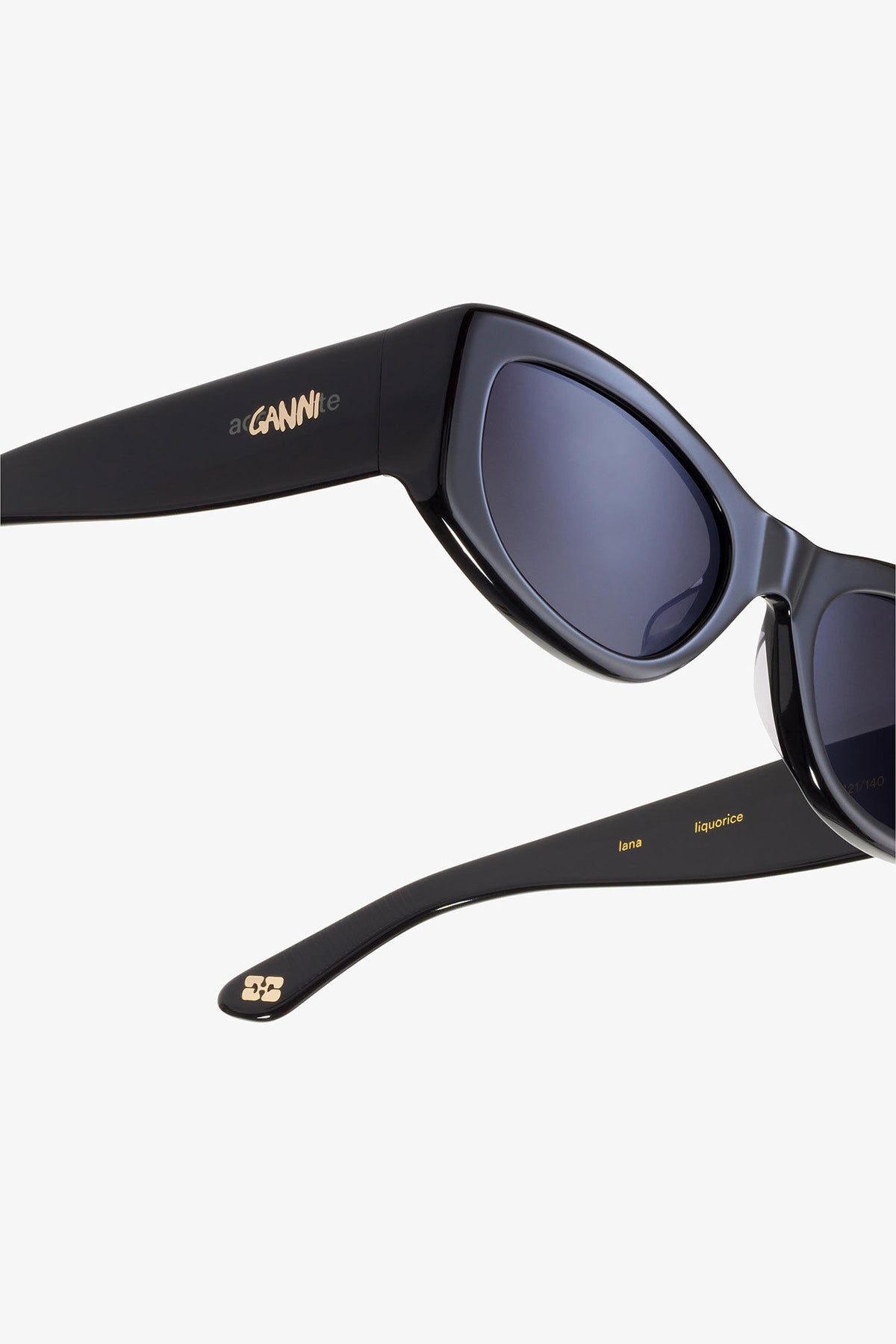 Black GANNI x Ace & Tate Lana Sunglasses