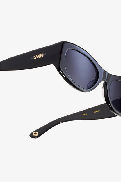Black GANNI x Ace & Tate Lana Sunglasses
