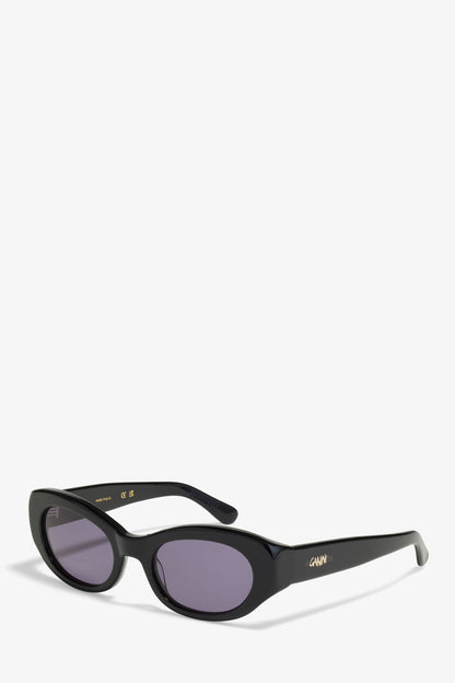 Black GANNI x Ace & Tate Black Dakota Sunglasses