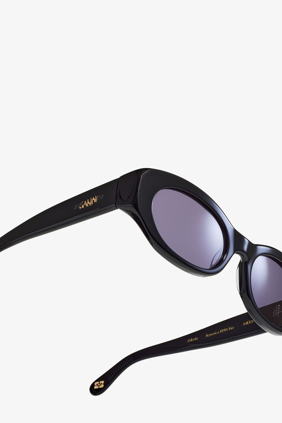 Black GANNI x Ace & Tate Black Dakota Sunglasses