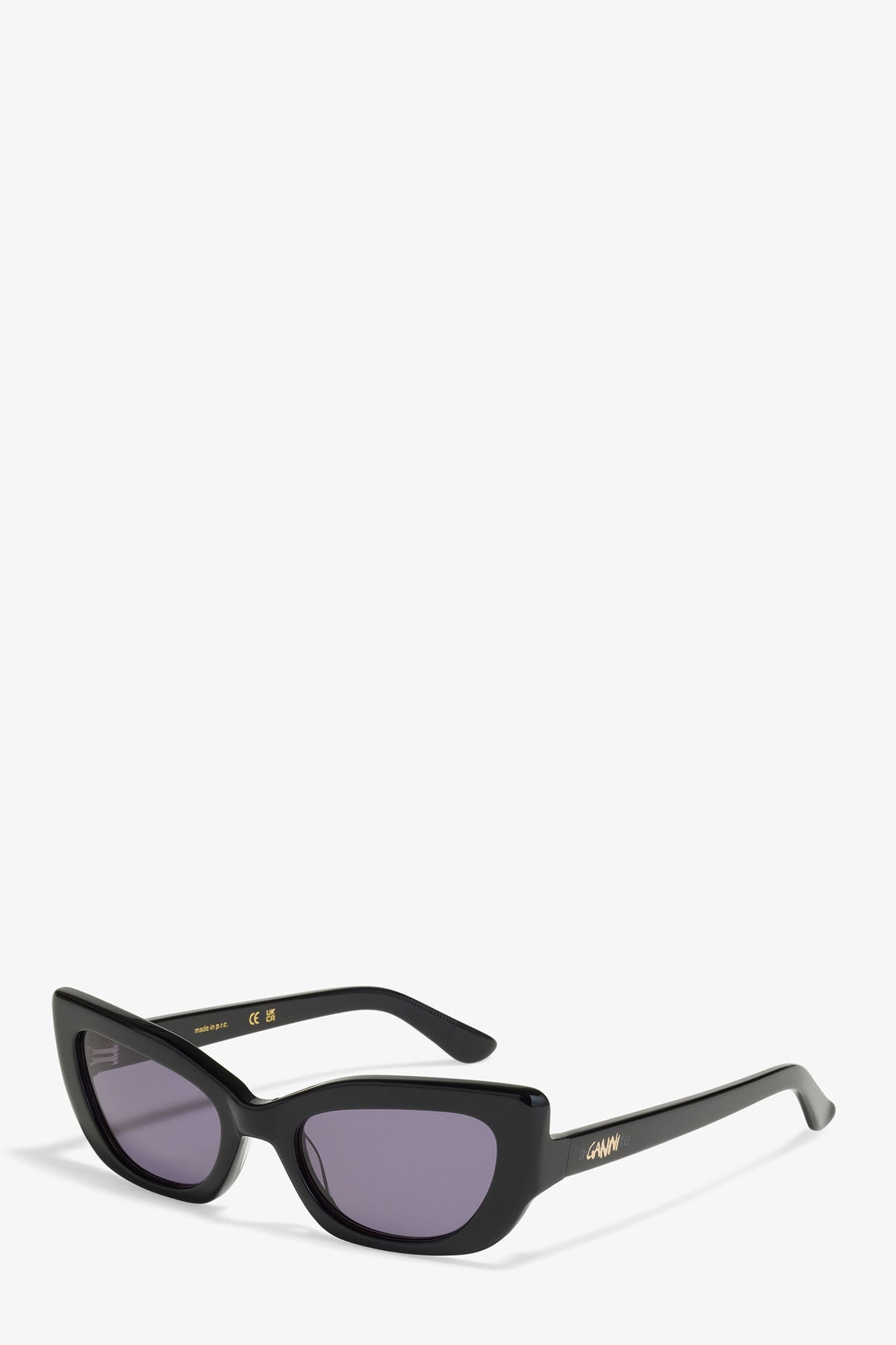 Black GANNI x Ace & Tate Black Sadie Sunglasses