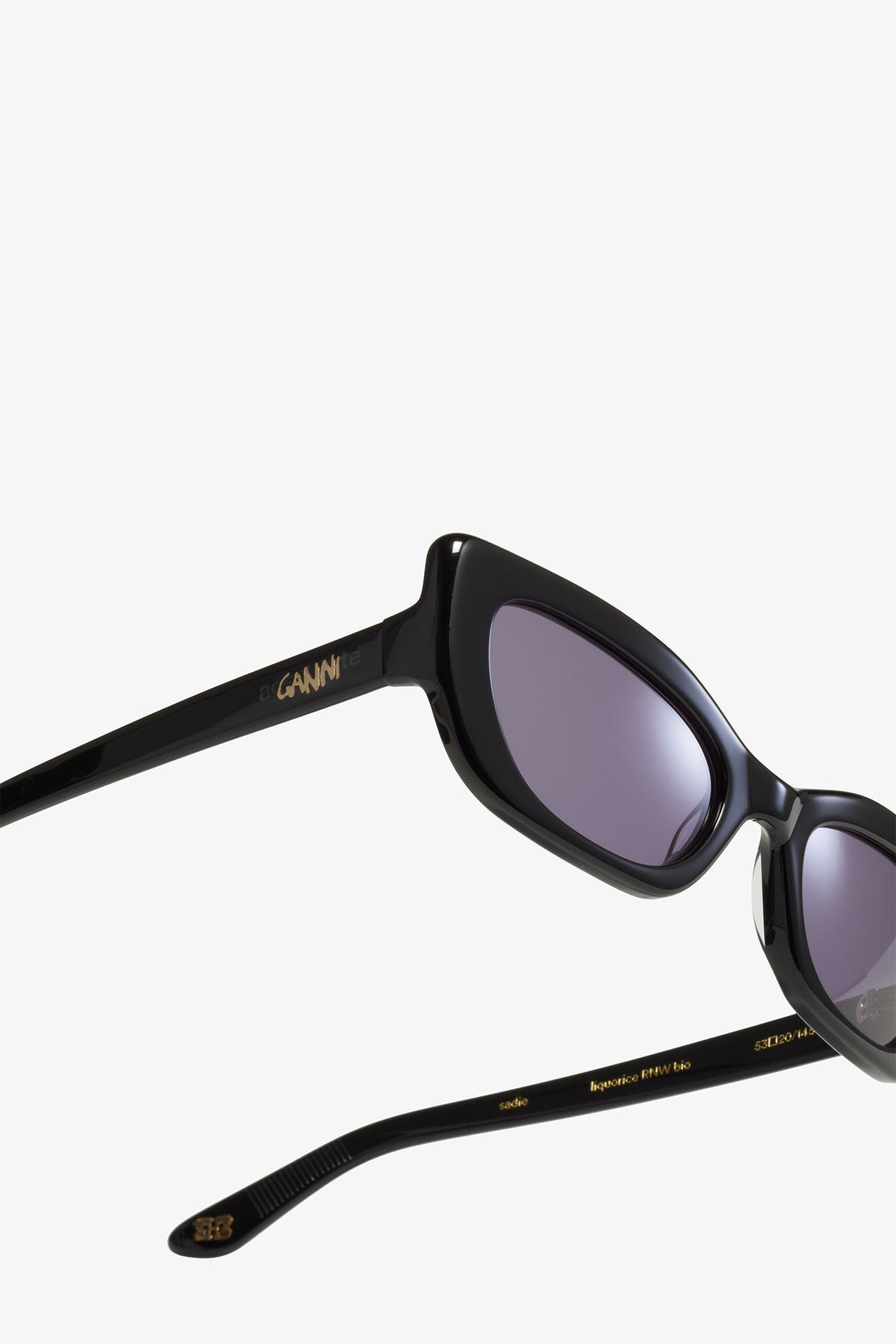 Black GANNI x Ace & Tate Black Sadie Sunglasses